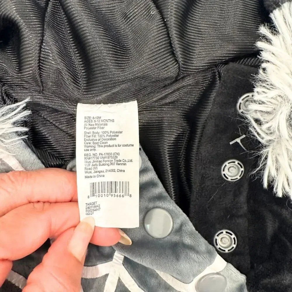 Target Hyde & EEK! BoutiqueToddler Spider Halloween Costume Jumpsuit 6-12 - Picture 7 of 11